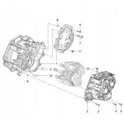 Korek spustowy skrzyni biegów Opel Astra H Corsa D OE 702936 93190368