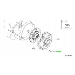 Śruba M7.75 X 15 osłona sprzęgła NISSAN OE 01121-00772