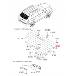 Śruba-Torx Hyundai Tucson 2004-2009 87157 2E001