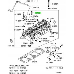 PROWADNICA, ZAWÓR WLOTOWY MITSUBISHI MONTERO PAJERO L200 OE MD050523