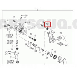 PRĘT PROWADZĄCY BUT KIA PICANTO 2004- OE 58164 07300