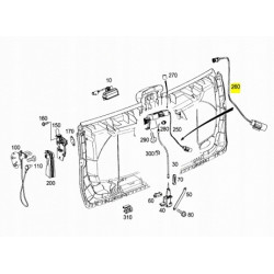Przełącznik - Zamek centralny Mercedes Benz Smart OE A4518210251
