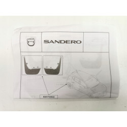 ORYGINALNE CHLAPACZE DACIA SANDERO III TYŁ 8201735532