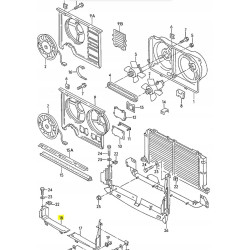 PROWADNICA POWIETRZA PRAWA VW PASSAT AUDI A4 A6 OE 8G0121286A