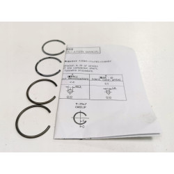 ZESTAW ZACISKÓW, PÓŁOSI TYLNEJ MITSUBISHI PAJERO MONTERO OE 3715A285