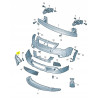 Element zamykający prawa zewnętrzna 2005-2010 VW Polo Vento 6Q0853950B9B9