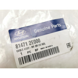 Zespół linki wewnętrznej klamki tylnych drzwi Hyundai Tucson OE 81471 2E000
