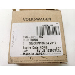 Pierścień uszczelniający, wał AUDI A3 SEAT ALTEA OE 09G301189
