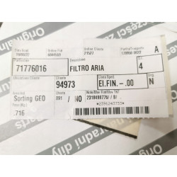 FILTR POWIETRZA KABINOWY PEUGEOT BOXER CITROEN JUMPER OE 71776016