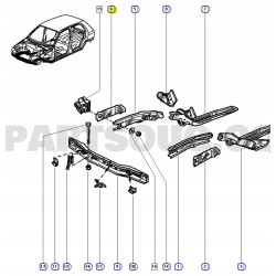 PANEL C/MBR RHN5 RENAULT CLIO OE 7750716436
