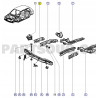 PANEL C/MBR RHN5 RENAULT CLIO OE 7750716436