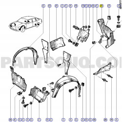 OCHRONA TYŁ RENAULT R25 OE 7704003589