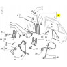PROWADNICA SZYBY DRZWI TYLNYCH PRAWYCH FIAT TEMPRA 7600953