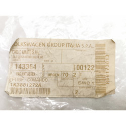Kabel do zwalniania oparcia prawego AUDI TT OE 1K3881272A