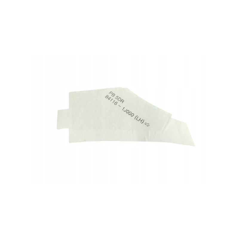 Folia ochronna na tył i lewą stronę Hyundai i20 MK1 2008- 84116 1J000