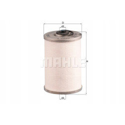 Filtr paliwa Mahle KX 43 KX43