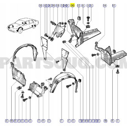 LISTWA OCHRONA TYŁ RENAULT 25 OE 7700781325