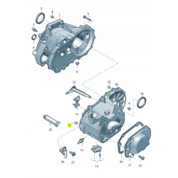 Tuleja kołkowa 12X9,5 VOLKSWAGEN BORA CADDY OE 020301153A