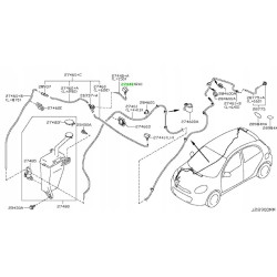 Dysza spryskiwacza prawa szyby przedniej NISSAN ALMERA MICREA 28930-1HA3A