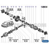 USZCZELNIACZ DYFERNACJAŁU TYŁ RENAULT ESCPACE II OE 7703087169