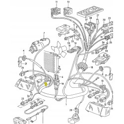 TULEJA, OSŁONA WIĄZKI AUDI 100 OE 443941189