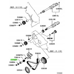 PODKŁADKA, DYSTANS ROZRZĄD MITSUBISHI STRADA PAJERO MONTERO OE MD050127