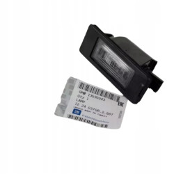 Lampka tablicy rejestracyjnej Opel Zafira C Astra J OE 13590043 oryginał