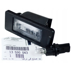 Lampka tablicy rejestracyjnej Opel Zafira C Astra J OE 13590043 oryginał