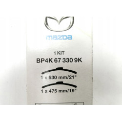 Wycieraczki Mazda OE przód 530 mm 480 mm BP4K-67-330 BP4K-67-330-9K