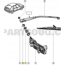 Renault 19 R19 Nakrętka ramienia wycieraczki tylnej M16X1 7703032068