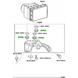 ŚRUBA SIŁOWNIKA PODUSZKI HAMULCA TOYOTA COROLLA OE 44546-12100