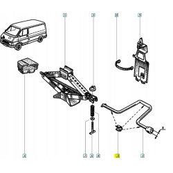 SPINKA, LEWAREK RENAULT TRAFIC OE 7703079533