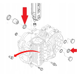 USZCZELNIACZ SKRZYNI ROZDZIELCZEJ FORD KUGA MK1 RH 38MM OE 1371730