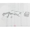 Rura wodna 16/20mm do podgrzewacza, prawa strona, 688/689 7700676029