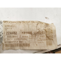 Listwa zderzaka do SKODA FABIA z przodu z lewej 6Y0807717B41
