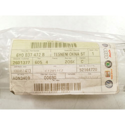 Uszczelka szyby drzwi, zgarniająca SKODA Fabia I Htb OE 6Y0837472B