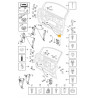 Opel OE 13186767 linka cięgno drzwi przednich klamki 13186767
