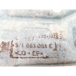 Osłona dolna, wygłuszenie deski rozdzielczej Fabia II lewa 5J1863081E
