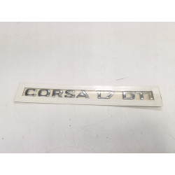 Emblemat na tylną klapę bagażnika Opel Corsa C do Corsy 1.7 DTI 9196306