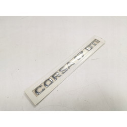 Emblemat na tylną klapę bagażnika Opel Corsa C do Corsy 1.7 DTI 9196306