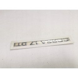 Emblemat na tylną klapę bagażnika Opel Corsa C do Corsy 1.7 DTI 9196306