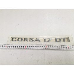 Emblemat na tylną klapę bagażnika Opel Corsa C do Corsy 1.7 DTI 9196306