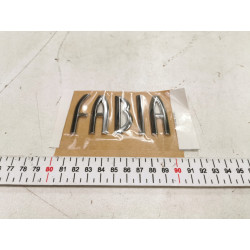 Emblemat, napis FABIA Skoda Fabia 2005 - 2008 Skoda Fabia 6Y0853687BA739