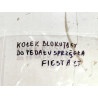 KOŁEK BLOKUJĄCY DO PEDAŁU SPRZĘGŁA FIESTA ST