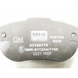 TARCZE HAMULCOWE + KLOCKI PRZÓD GRANDE PUNTO CORSA D 284MM 93169289