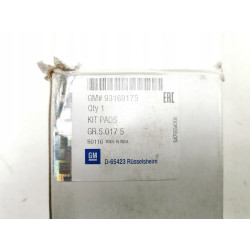 TARCZE HAMULCOWE + KLOCKI PRZÓD GRANDE PUNTO CORSA D 284MM 93169289