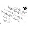 Dystans prawy KIA HYUNDAI ELANTRA SONTATA OE 43202 2A149