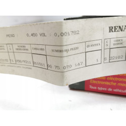 ZESTAW, ALARM RENAULT OE 75070167 0075070167