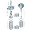 Przekładka sprzęgła Dysk wewnętrzny 2,90 mm AUDI A4 OE 01J323941D
