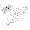 Wspornik przewodu hamulcowego prawy FIAT DUCATO OE 1340257080